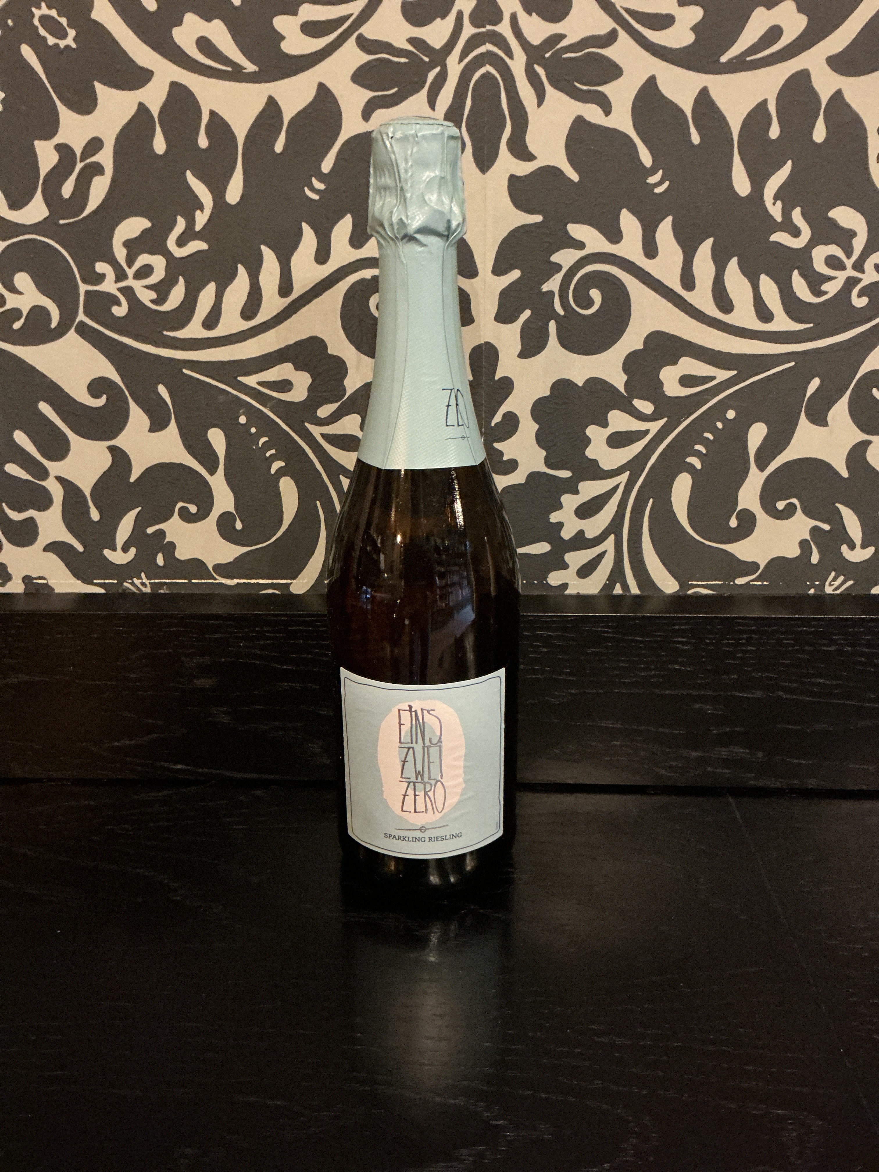 Bottle of Non-Alcoholic Sparkling Riesling (0% ABV)