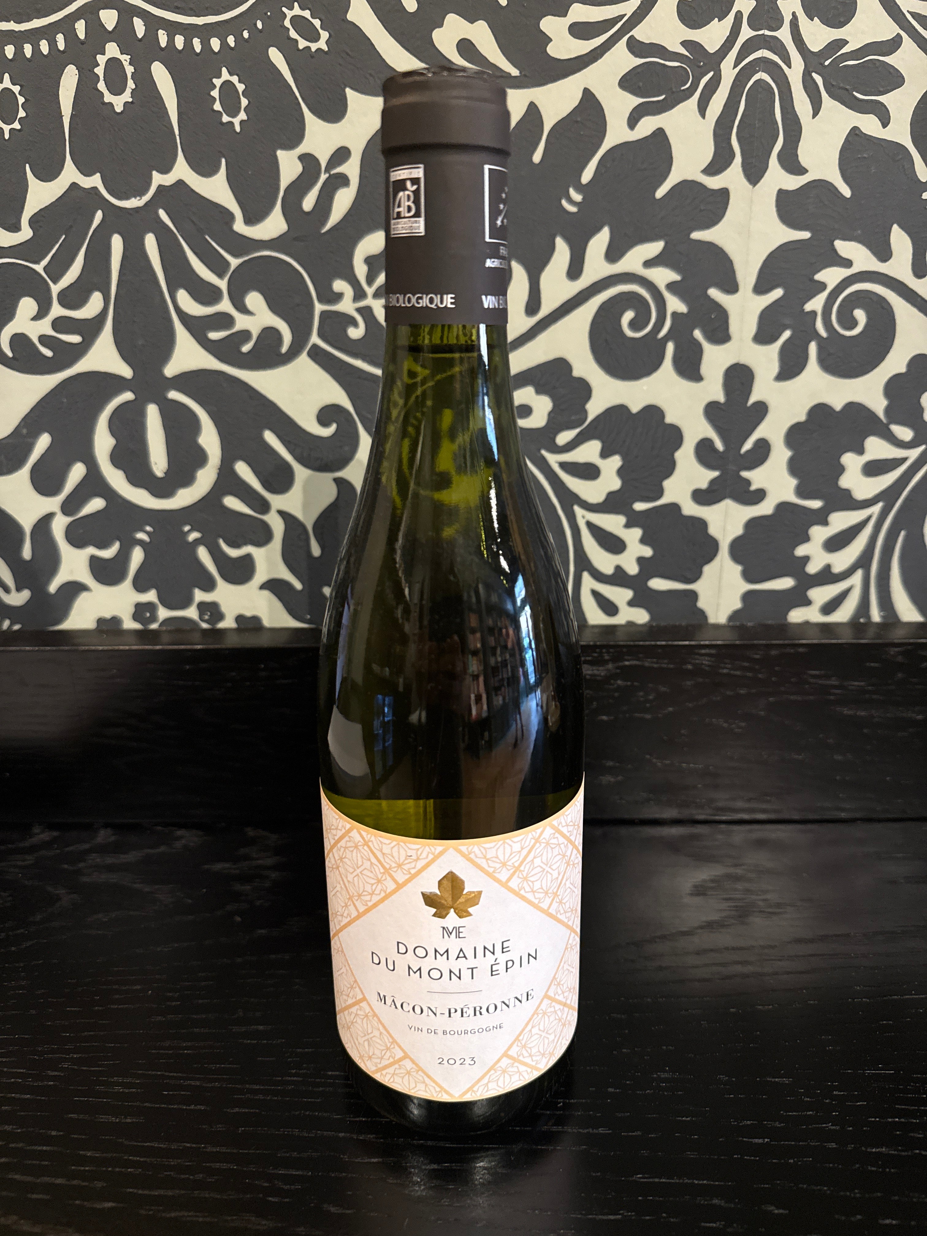 Bottle of Chardonnay, Macon-Peronne