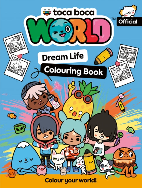 9780008786458, Toca Boca Dream Life Colouring Book