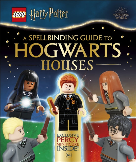 9780241544648-LEGO Harry Potter A Spellbinding Guide to Hogwarts Houses : With Exclusive Percy Weasley Minifigure