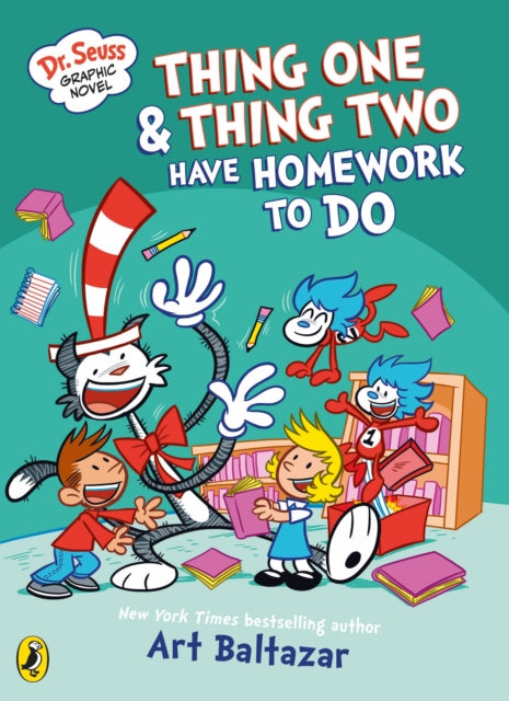 9780241742549, Dr Seuss Graphic Novel: Thing One and Thing Two Have Homework to Do : A Cat in the Hat Story