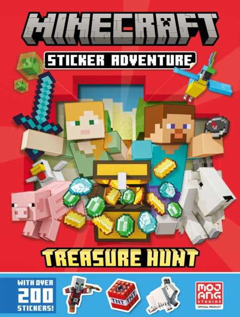 9780755503582-Minecraft Sticker Adventure: Treasure Hunt