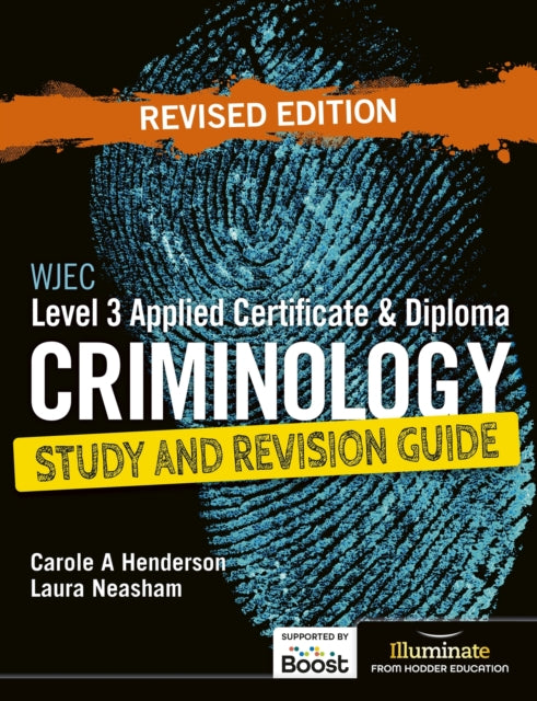 9781398388000-WJEC Level 3 Applied Certificate & Diploma Criminology: Study and Revision Guide - Revised Edition