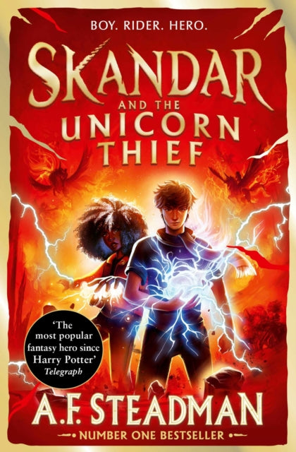 9781398556799, Skandar and the Unicorn Thief : GO ALL IN for the National Year of Reading with the biggest fantasy adventure series since Harry Potter