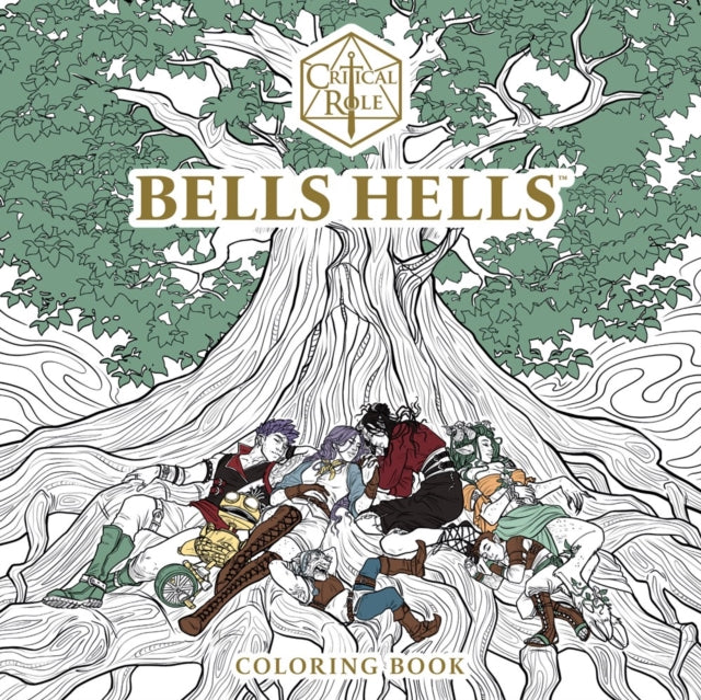 9781506748818, Critical Role: Bells Hells Coloring Book