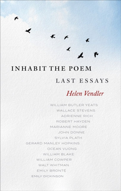 9781598538274, Inhabit the Poem: Last Essays