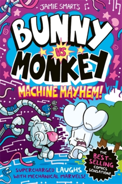 9781788452977-Bunny vs Monkey: Machine Mayhem (a Phoenix Comic Book, from the million-selling Jamie Smart, Illustrator of the Year)