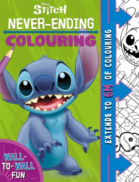 9781835440070-Disney Stitch: Never-Ending Colouring
