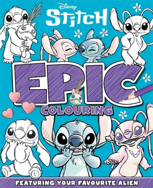 9781836503798-Disney Stitch: Epic Colouring