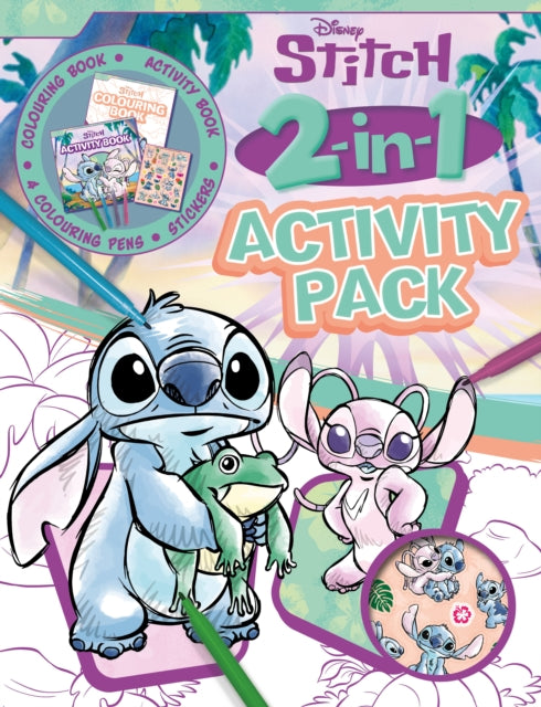 9781836503866-Disney Stitch: 2-in-1 Activity Pack