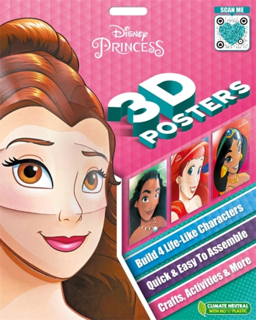 9781837714209-Disney Princess: 3D Posters
