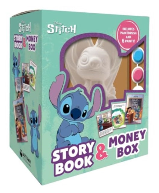 9781837951994-Disney Stitch: Story Book & Money Box