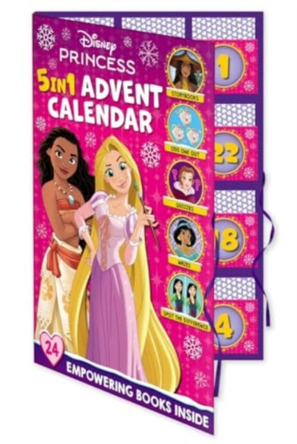 9781837959099-Disney Princess: 5-in-1 Advent Calendar