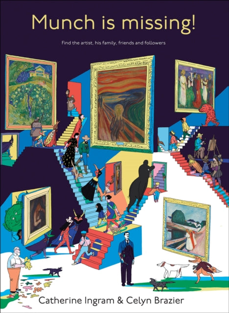 9788284620268-Munch is Missing! : Find the artist, his family, friends and followers