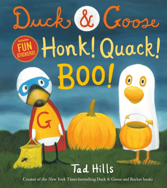 9798217224760, Duck & Goose, Honk! Quack! Boo! : A Halloween Story with Fun Stickers