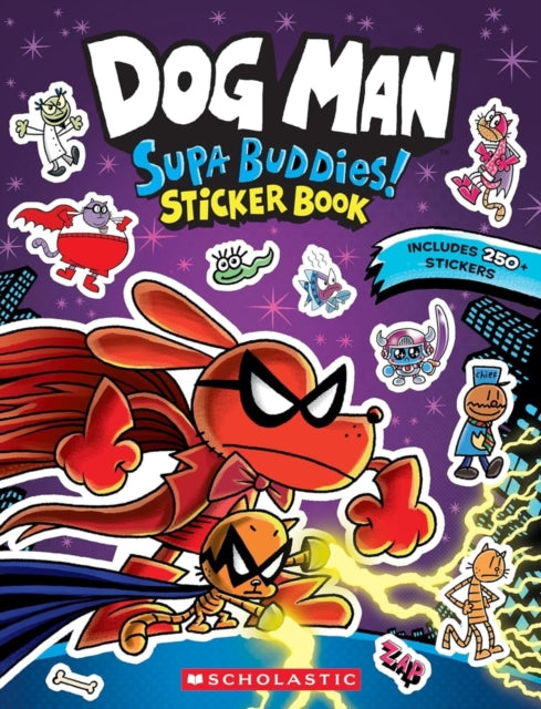 9798225037024, Dog Man: Supa Buddies Sticker Book