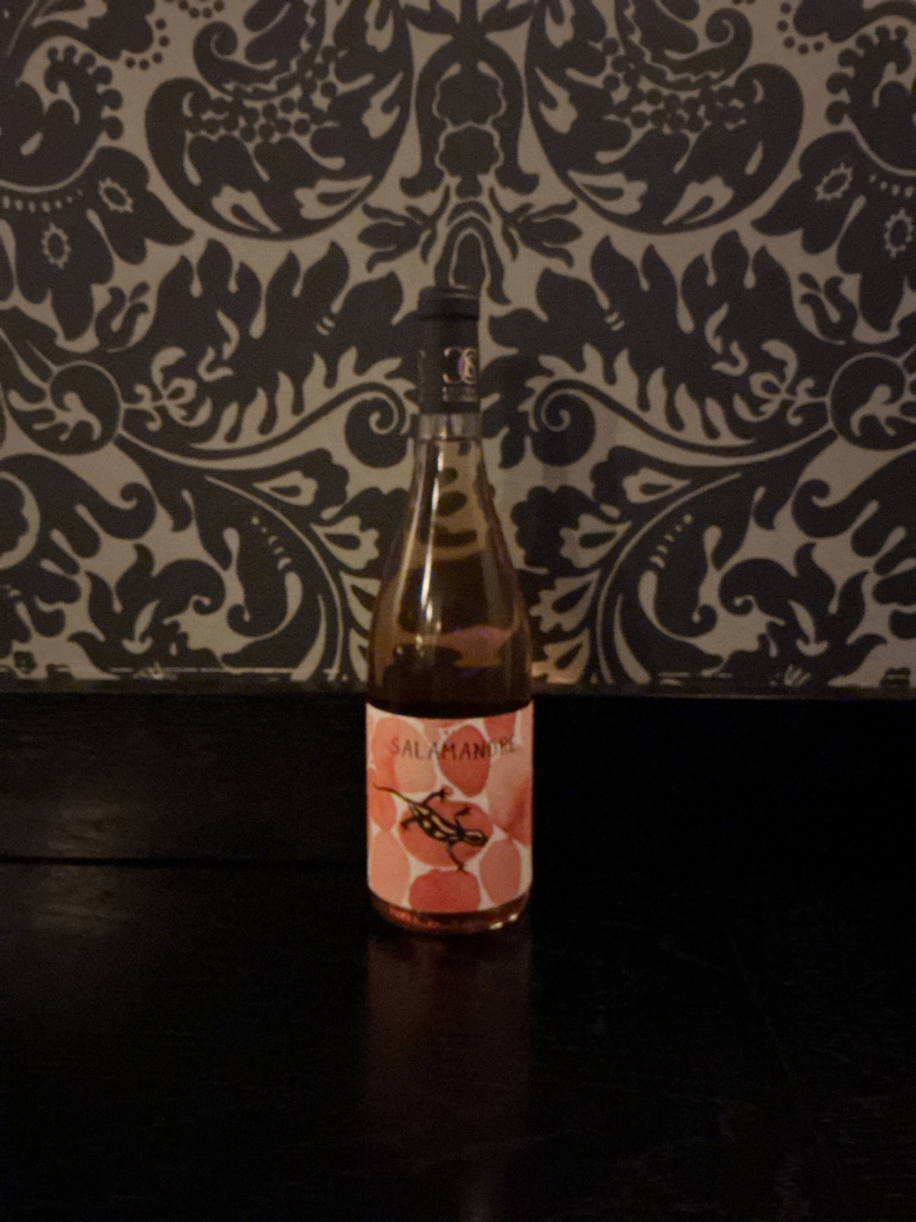 Bottle of Orange Wine, Salamandre