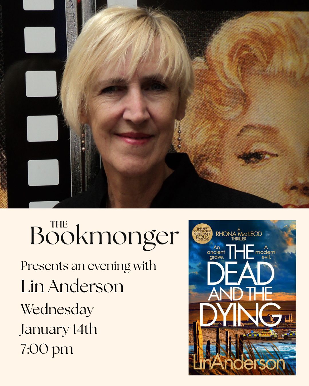 The Bookmonger Presents: An Evening with Lin Anderson