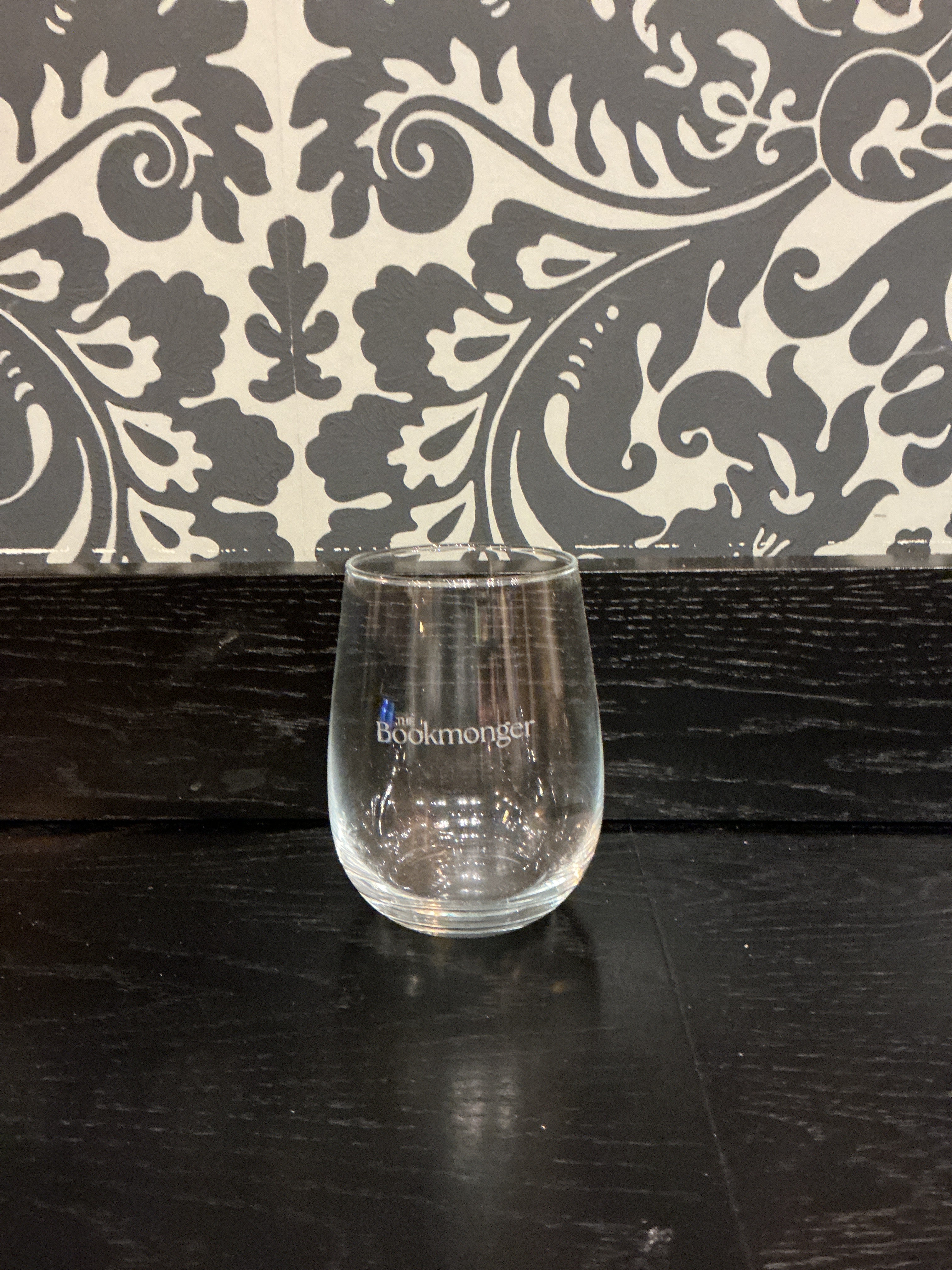 Engraved Stemless Wine Glass
