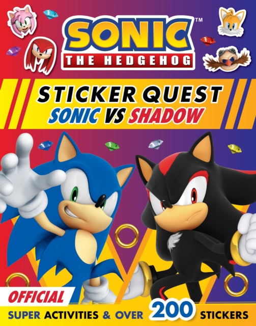 9780008680657-Sonic the Hedgehog Sticker Quest: Sonic vs Shadow