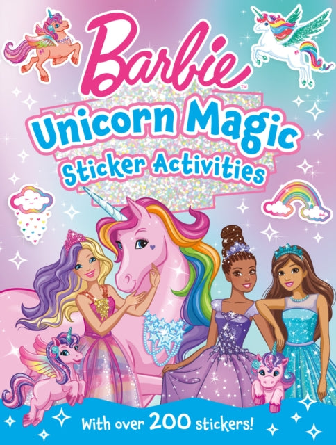 9780008681562-Barbie Unicorn Magic Sticker Activity Book
