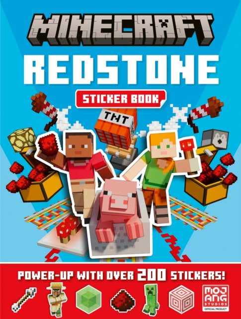 9780008733124, Minecraft Redstone Sticker Book