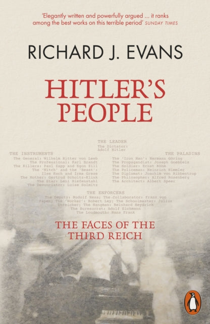 9780141994437, Hitler's People : The Faces of the Third Reich