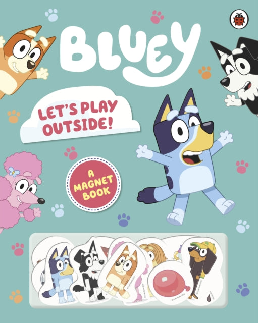 9780241551912-Bluey: Let's Play Outside! : Magnet Book