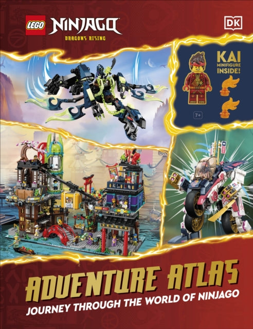 9780241712306-LEGO Ninjago Dragons Rising Adventure Atlas : Journey Through the World of Ninjago