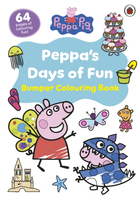 9780241720547, Peppa Pig: Peppa's Days of Fun Bumper Colouring Book