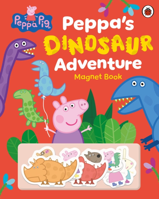 9780241723425-Peppa Pig: Peppa's Dinosaur Adventure: Magnet Book