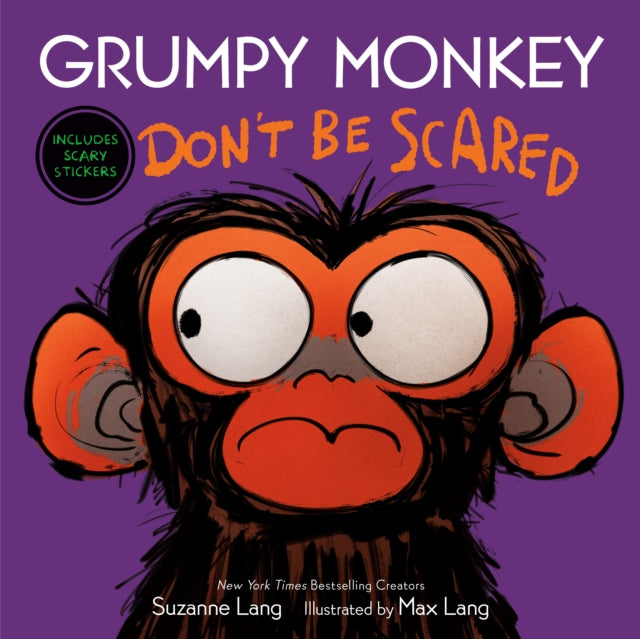 9780593486955-Grumpy Monkey Don't Be Scared : Includes Scary Stickers