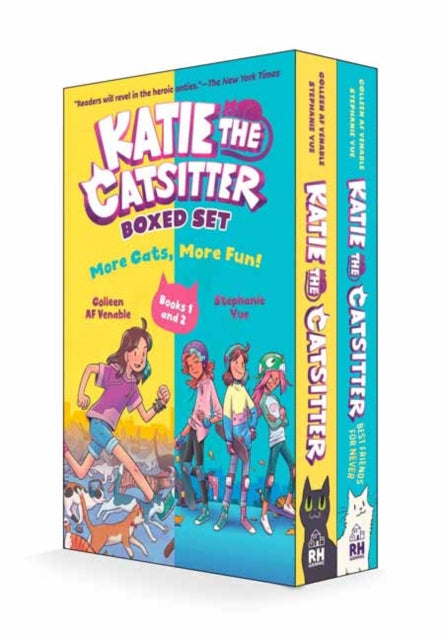 9780593645611-Katie the Catsitter: More Cats, More Fun! Boxed Set (Books 1 and 2) : (A Graphic Novel Boxed Set)