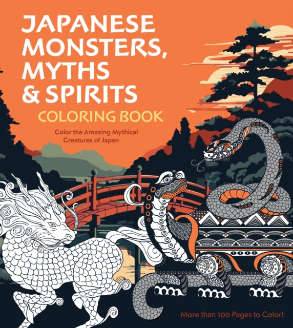 9780785844655-Japanese Monsters, Myths & Spirits Coloring Book : Color the Amazing Mythical Creatures of Japan - More than 100 Pages to Color!