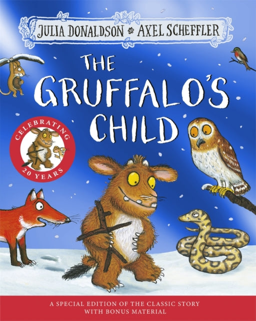 9781035037247-The Gruffalo's Child 20th Anniversary Edition : with a shiny blue foil cover and fun activities to make and do!