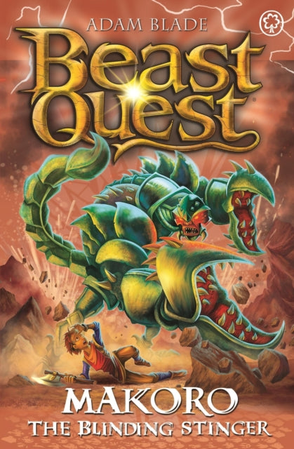 9781408369692-Beast Quest: Makoro the Blinding Stinger : Series 30 Book 2