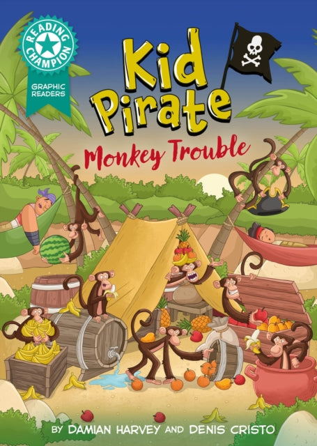 9781445193151, Reading Champion: Graphics: Kid Pirate: Monkey Trouble : Book band Turquoise 7