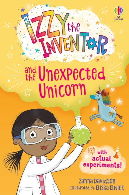 9781474969918-Izzy the Inventor and the Unexpected Unicorn : A beginner reader book for children.