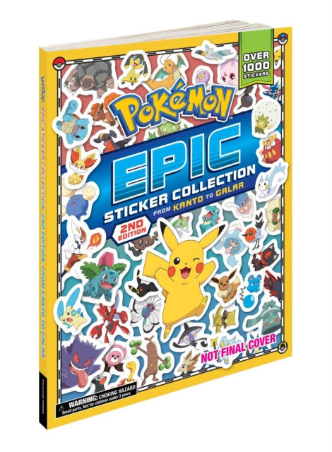 9781604382198-Pokemon Epic Sticker Collection 2nd Edition: From Kanto to Galar