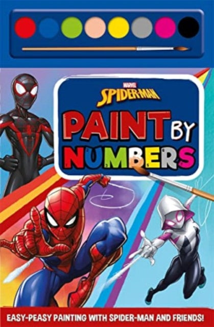 9781801081795-Marvel Spider-Man: Paint By Numbers