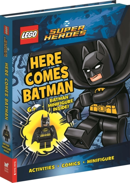 9781837250318-LEGOr DC Super HeroesT: Here Comes Batman (with BatmanT minifigure)