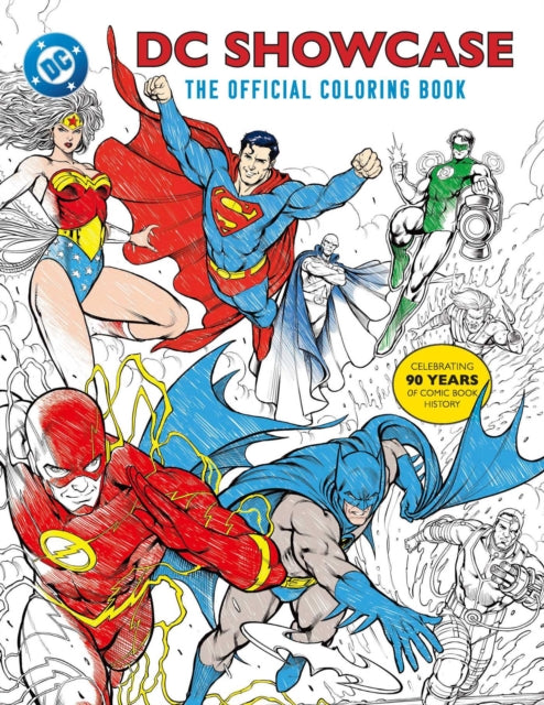 9798886635737, DC Showcase : The Official Coloring Book