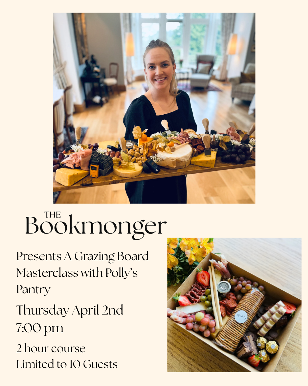 Grazing Board Masterclass in Collaboration with Polly's Pantry