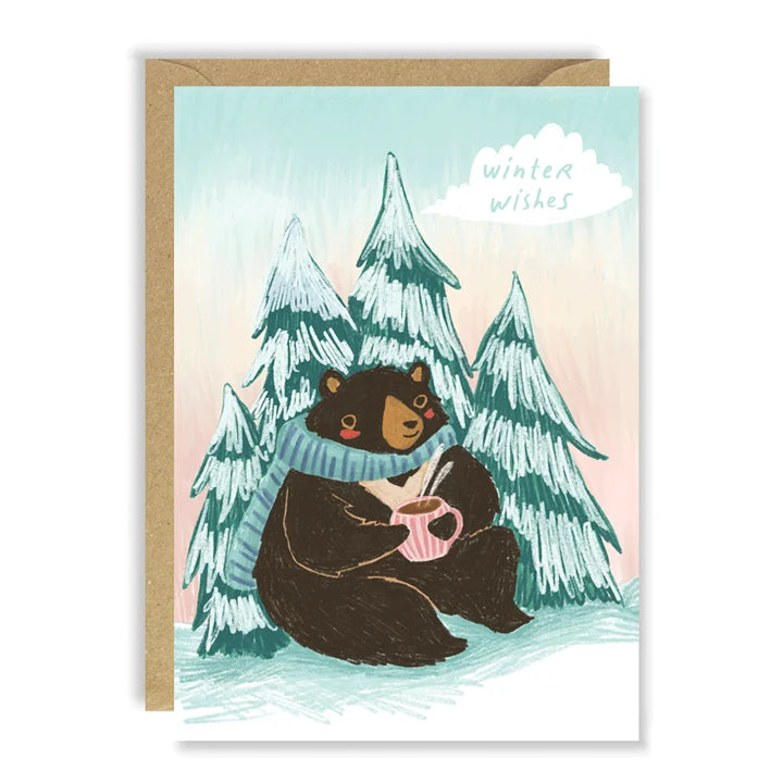 Winter Wishes Bear. -  Joy Neveda