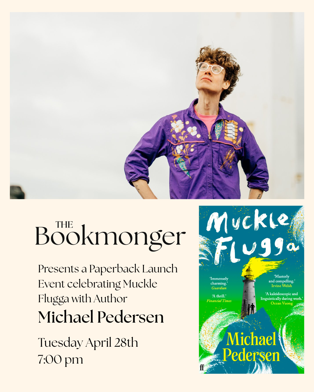 Muckle Flugga Paperback Launch with Michael Pedersen