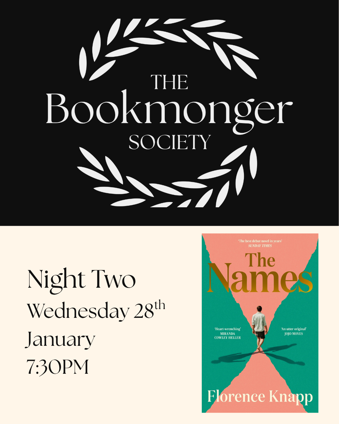The Bookmonger Society January 28th: Night Two